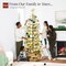 Best Choice Products Pre-Lit Sparse Christmas Tree w/ 2-in-1 LED Lights, Cordless Connection
